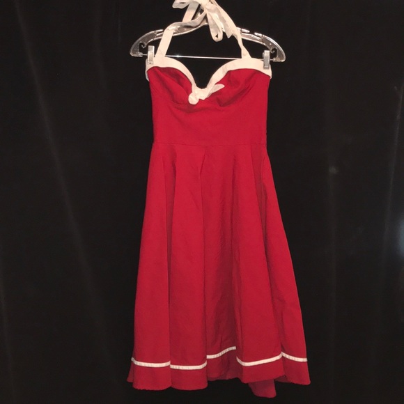 Pinup couture Dresses & Skirts - PINUP COUTURE sz XL Halter tie swing dress